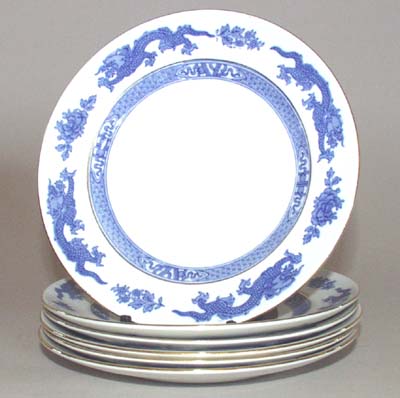 Plates Set of Six c1930s
